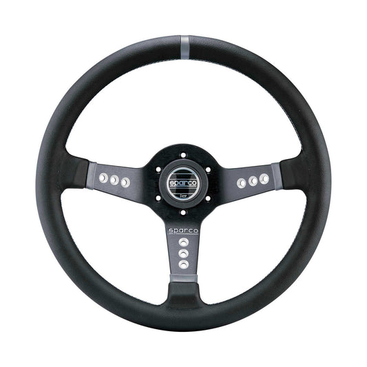 Sparco Steering Wheel L777 Suede 350mm Diameter 63mm Mid-Depth Made in Italy