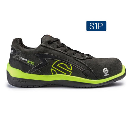 07516 Sparco SPORT EVO Safety Footwear Work Trainers Mechanic Shoes S3 SRC ISO - raceforglory.store
