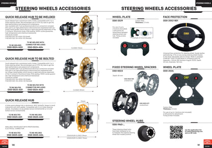 OMP Steering Wheel Hub Boss Kit fits AUDI A4 / S4 / RS4 2011-2019 [OD/1960AU976]