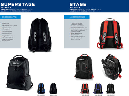 Sparco Travel Motorsport Kit Bag Large Holdall 48L for Racewear Driver Clothing