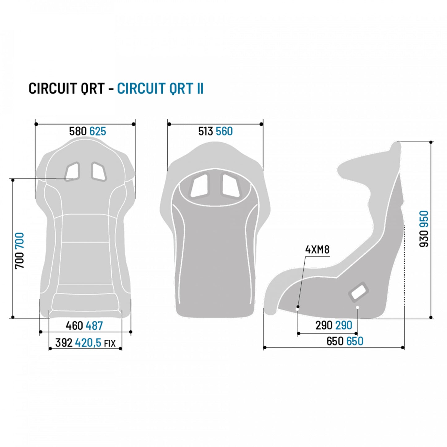 Sparco CIRCUIT QRT Race Seat M-Sport Ford Fiesta R2 Official Rally Car Equipment
