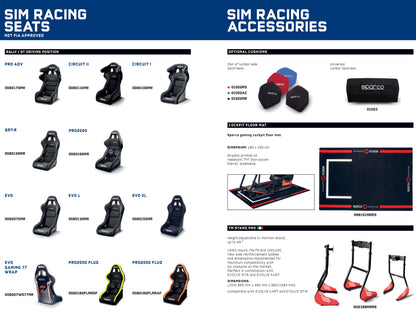 Sparco Gaming Headlight Speakers Pro für E-Sports Sim Racing PC Simulator