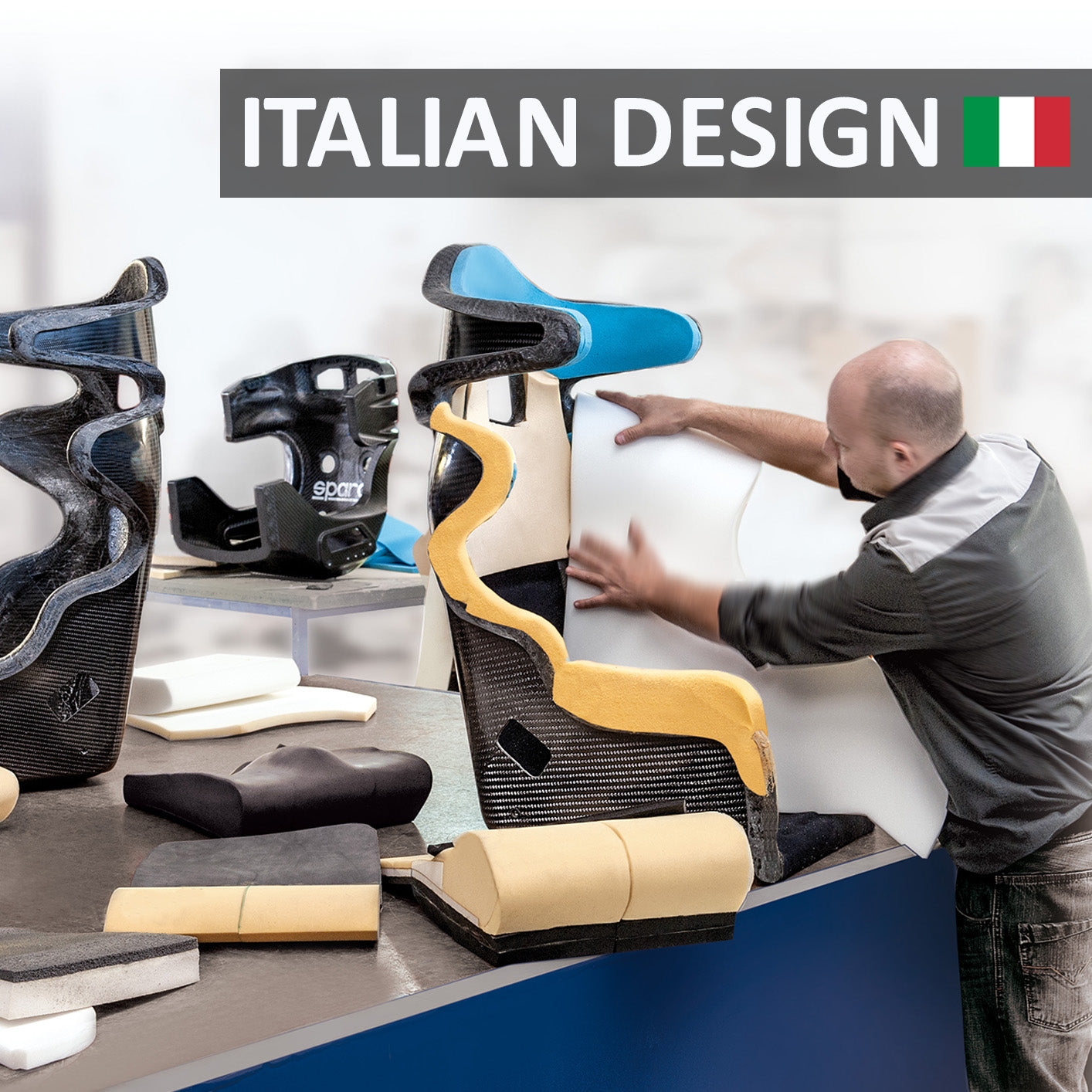 Sparco ULTRA Seat Padding Top & Bottom Waterproof Coated Pads Anti-Vibration