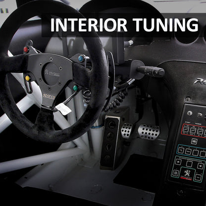Sparco R330B Suede Steering Wheel with 2 Push Buttons Motorsport Racing Rally