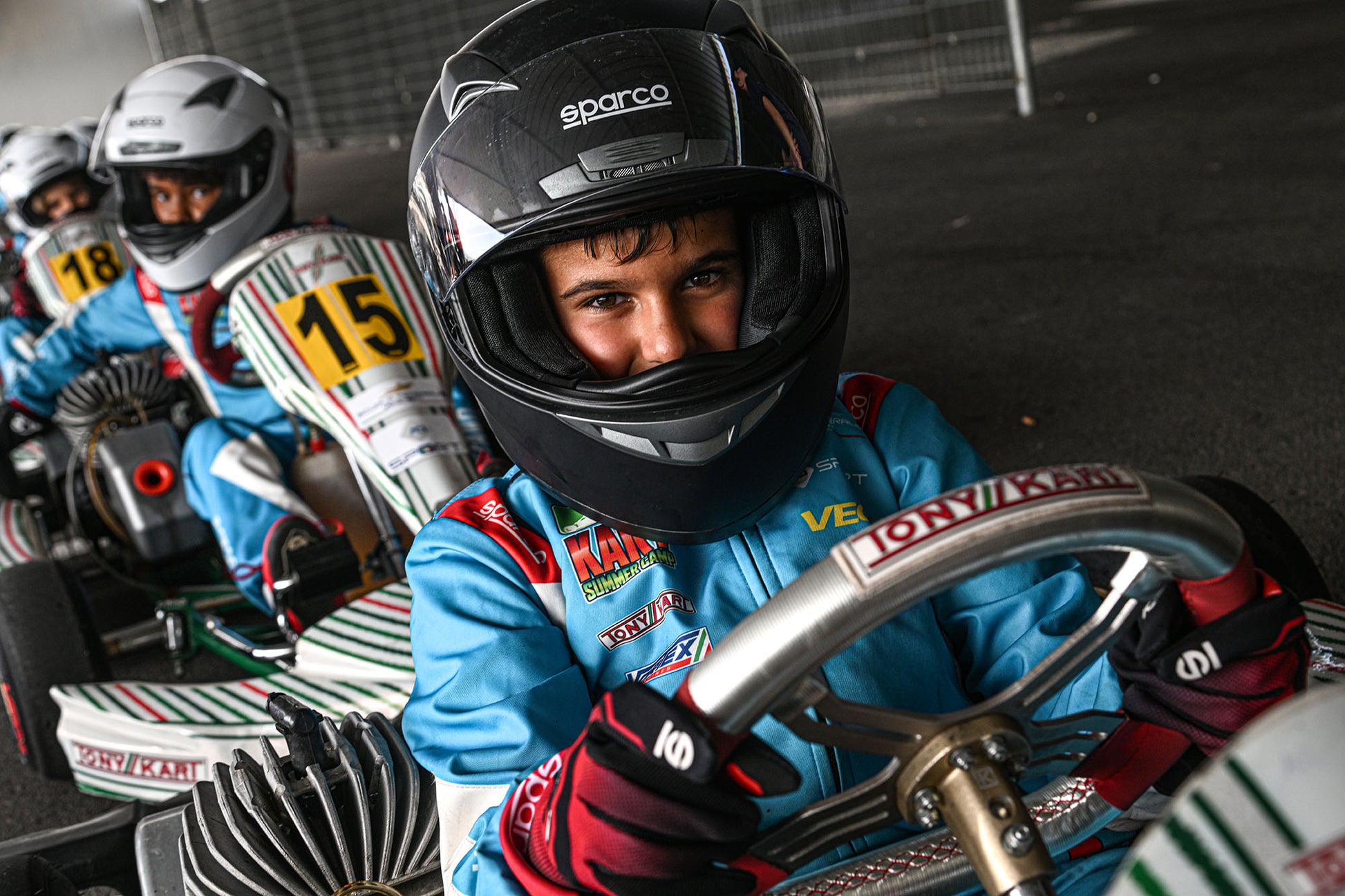 002341 Sparco Kerb Kart Suit Karting Racing (CIK-FIA Level 2) Kids & Adult Sizes - raceforglory.store