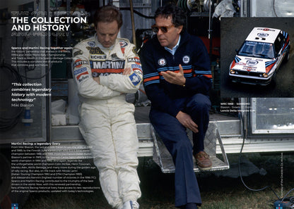 01340MR Sparco Martini Racing Hoody Hoodie Big Stripes Logo - Made in Italy!