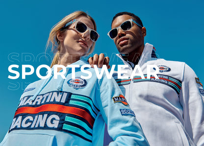 Sparco Martini Racing Polo Shirt Mens Iconic Lancia Rally Team Retro Edition