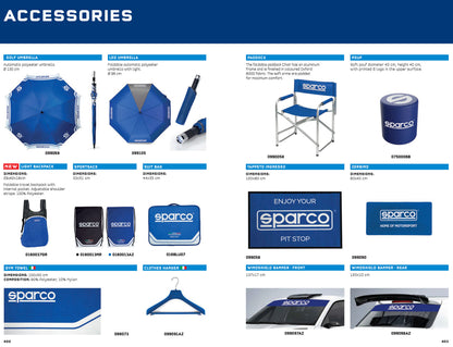Sparco Insignia de Metal Niquelada con Logotipo Accesorio Oficial Merchandising