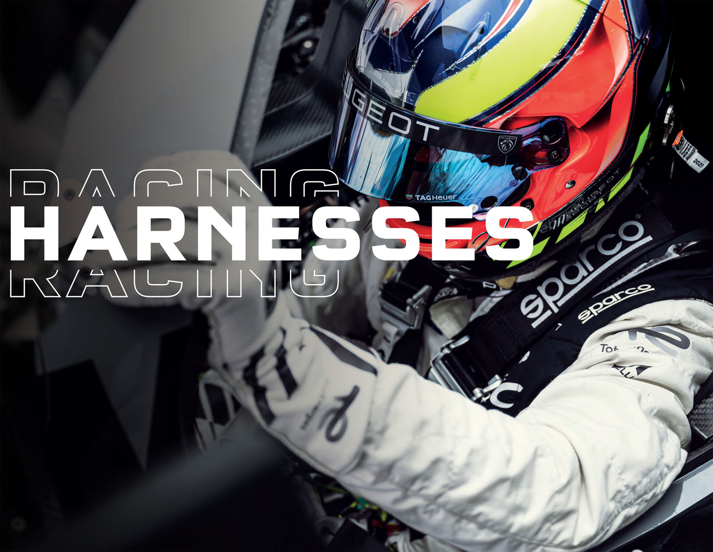 Sparco COMPETITION H-3+2 Racing Harness 6-Point FHR Shoulder Straps FIA Approved - raceforglory.store