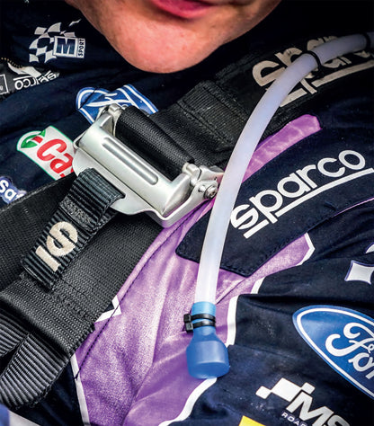 Sparco Arnés de Seguridad CLUB H-4R de 5 Puntos, Correas de Pierna de 2" y Hombro de 3" Negro