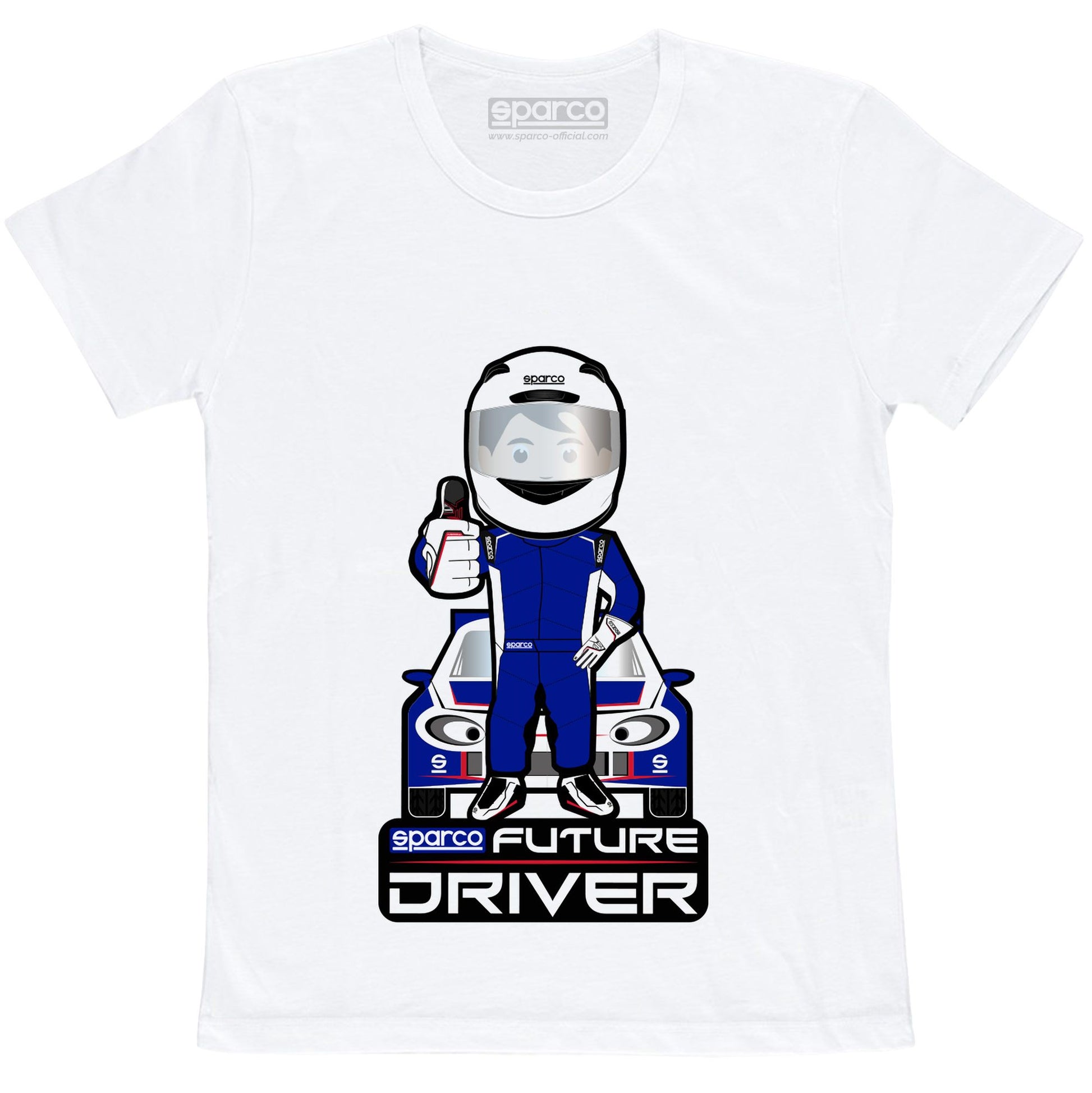 Sparco Kids T-Shirt Future Racing Driver Childrens Cotton Tee Ages 3-11 Years - raceforglory.store