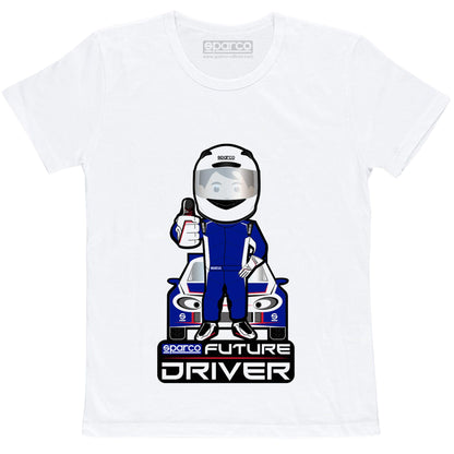 Sparco Kids T-Shirt Future Racing Driver Childrens Cotton Tee Ages 3-11 Years - raceforglory.store