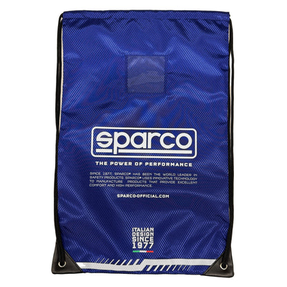 Sparco Bolsa Botas Racing Karting Bolsa Transporte con Cordón AZUL 33x51cm Producto Original